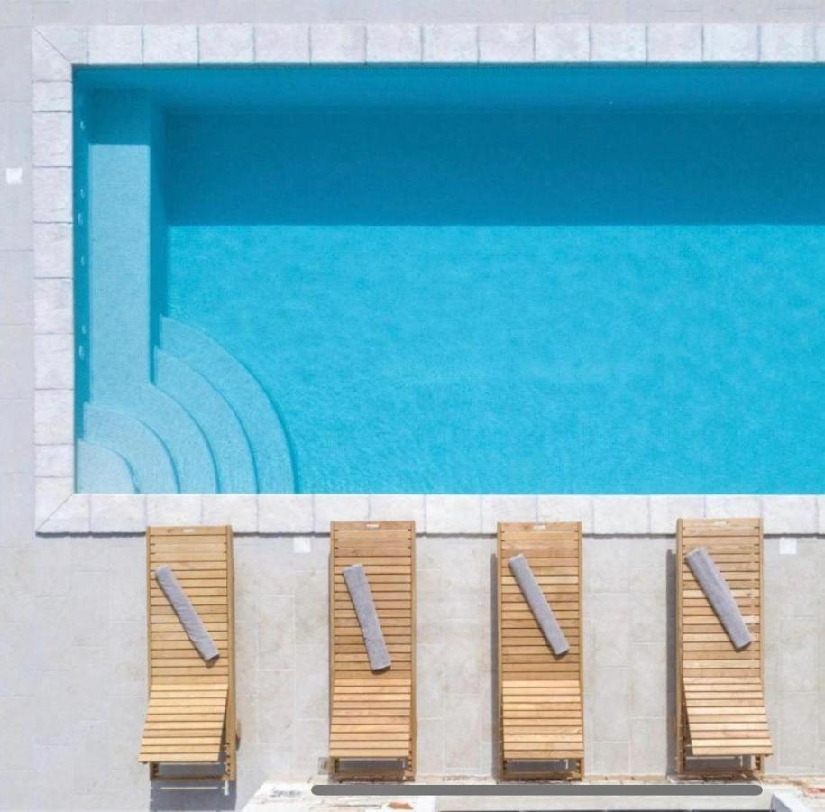Moderne Istrische Steinvilla - 4 Sterne Mit Privatem, Beheizbaren Pool & Meerblick Kavran Exterior foto